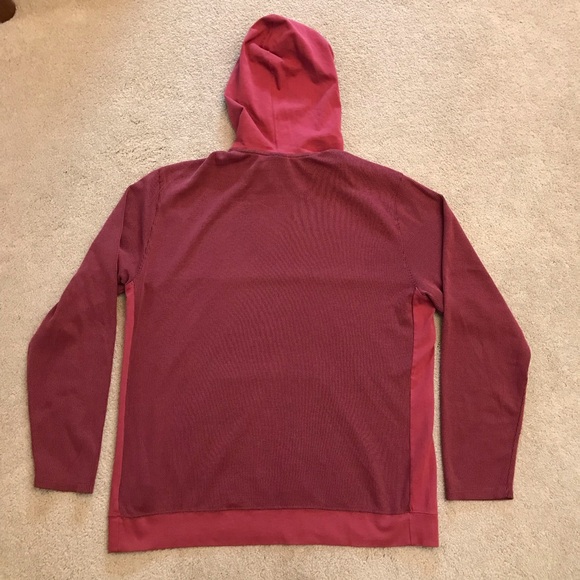 Hurley Nike Dri Fit Hoodie Sweatshirt Mens XL Extra Large Rust Red Pullover - Picture 3 of 12
